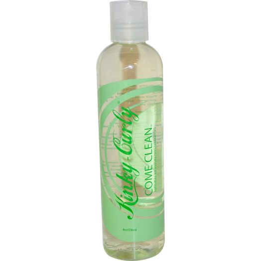 Kinky Curly Come Clean Natural Moisturizing Shampoo Sulfate Free 8 oz