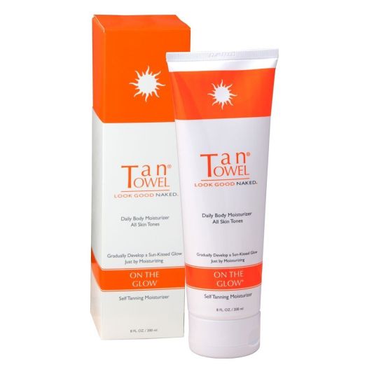 TanTowel On The Glow Tan Extender Cream for Body-8 oz