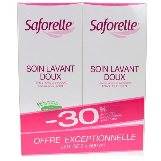 Saforelle Gentle Cleansing Care 2X500ml