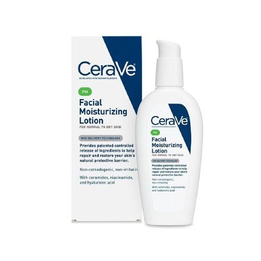 CeraVe Moisturizing Facial Lotion PM, 3 Ounce