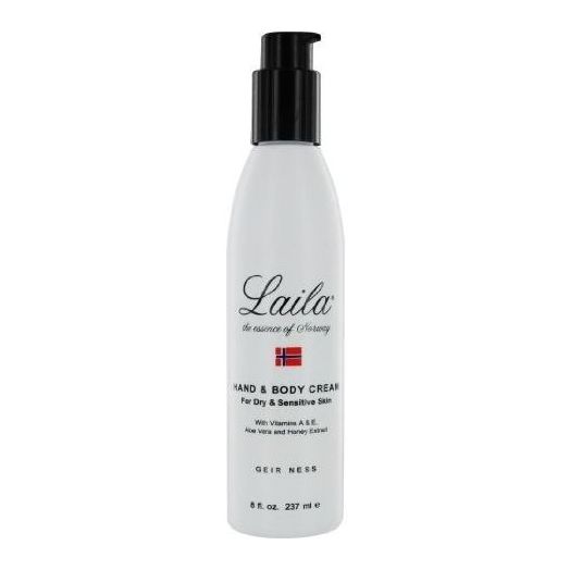 Laila by Geir Ness for Women Hand and Body Cream, 8 Ounce