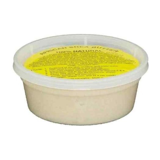 REAL African Shea Butter Pure Raw Unrefined From Ghana "IVORY" 8oz. CONTAINER