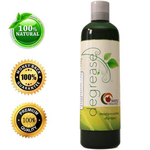 Shampoo for Oily, Itchy and Greasy Hair with Organic Rosemary, Peach Kernel and Jojoba - 100% Natural Treatment for Women, Men and Teens - Stimulates