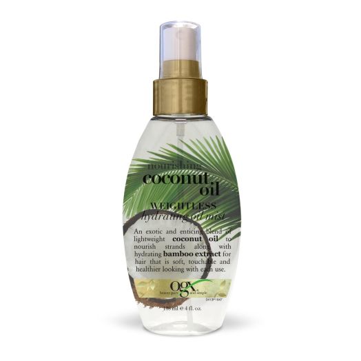 OGX Weightless Hydrating Oil Mist, Nourishing Coconut Oil , 4oz | OGX