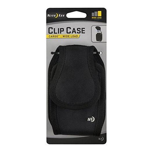 Nite Ize Clip Case Cargo Wide Load for Smartphones - Retail Packaging - Black