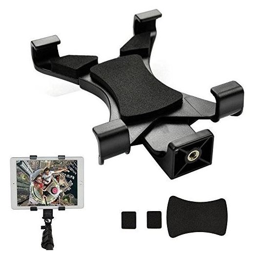 Ipow iPad Tripod Mount Adapter Universal Tablet Clamp Holder Fits Ipad