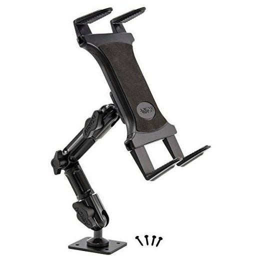 Arkon Heavy Duty Tablet Wall Mount with 8 inch Arm and AMPS Drill Base for iPad Air iPad Pro iPad 4 3 2 Galaxy Note 10.1