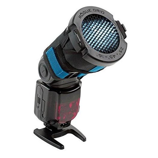 Rogue Photographic Design ROGUEGRID2 Flash Grid 3-in-1 Stacking System, 3 Gel Starter Set Included (Black/White)