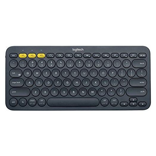Logitech K380 Multi-Device Bluetooth Keyboard, Dark Grey (920-007558)