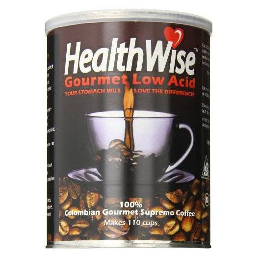 Healthwise Low Acid Columbian Gourmet Supremo Coffee, 12 Ounce