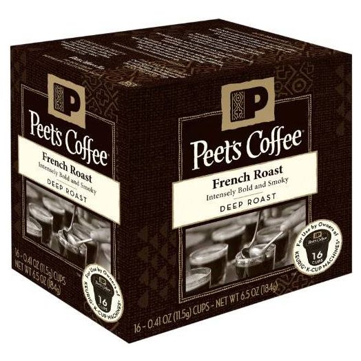 Peet's Coffee K-Cup Pack French Roast, 16ct