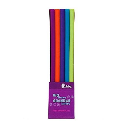 Bubba Brands Bubba Big Straw 5 Pack of Reusable Straws (Assorted Bold Colors)