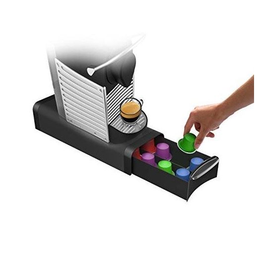 Mind Reader "Slim" small capacity Single Serve Coffee Pod Storage Drawer, Black