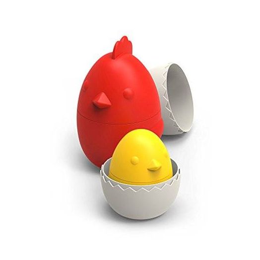 Fred & Friends Fred and Friends NESTED Hen and Chick Dry Measuring Cups, Set of 6