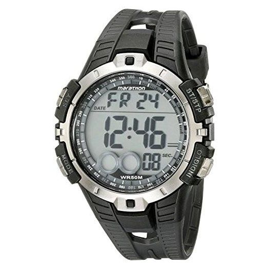 Timex Men's T5K802M6 Marathon Digital Display Quartz Black Watch