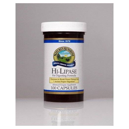 Nature's Sunshine Hi Lipase (120 LU)