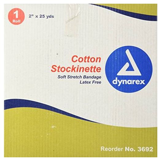 Dynarex Stockinette Knit Tube Dressing, 2'' X 25yd