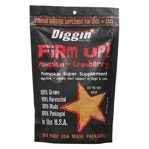 Diggin' Your Dog Firm Up Pumpkin PLUS Cranberry for Uninary Tract Support