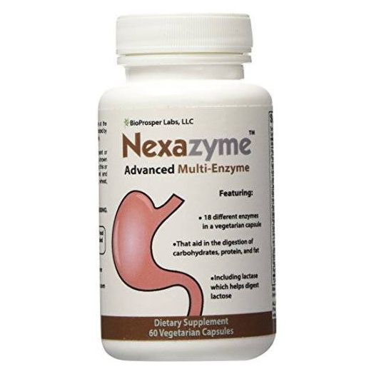 Bio Prosper Labs Nexazyme 18 Digestive Enzymes Multi-enzyme Supplement with Protease