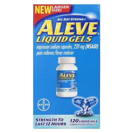 Aleve Liquid Gels, 120 Count