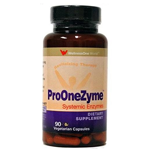 WellnessOne ProOneZyme Proteolytic Systemic Enzymes with Nattokinase and Seaprose, 90 capsules