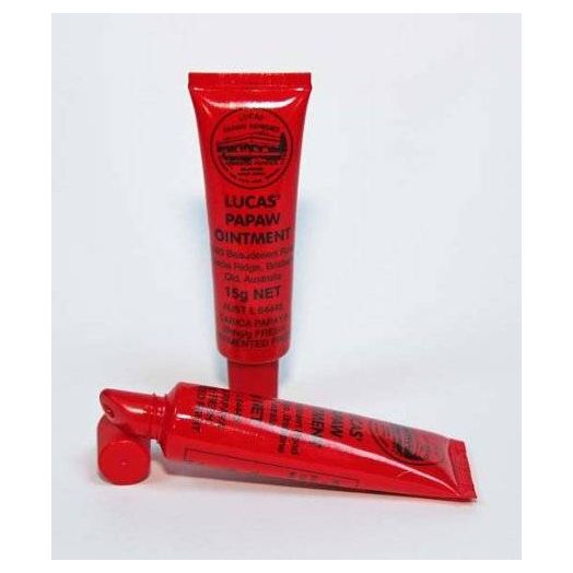 Two Tubes of Lucas' Papaw Ointment 15g with Lip Applicator