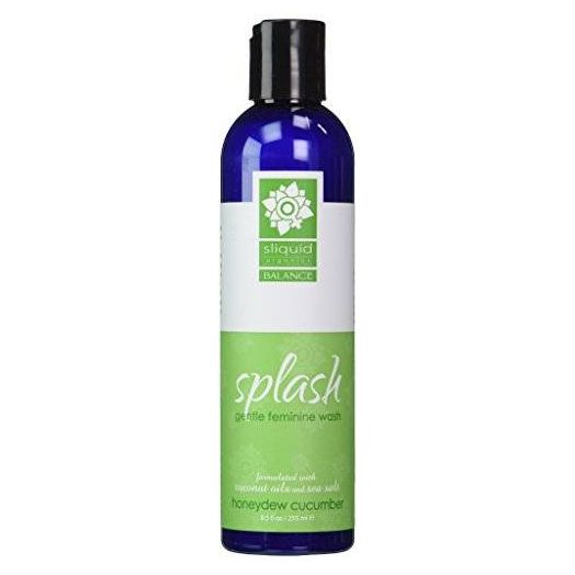 Sliquid Organics Splash Balance Gentle Feminine Wash [Honeydew Cucumber]: Size 8.5 Oz.