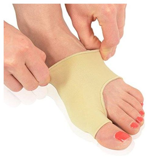 Dr. Frederick's Original Gel Pad Bunion Sleeves - 2 Bunion Booties for Bunion Relief Before and After Bunion Surgery - Wear with Shoes - Regular