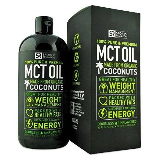 Sports Research MCT Oil, Organic Coconuts, 32oz, Odorless