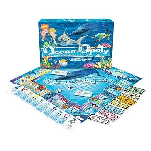 Late for the Sky Ocean-Opoly Monopoly Board Game