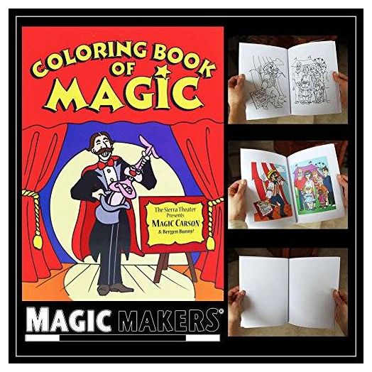 Magic Makers Color Changing Book, Easy Magic Trick (Magic Coloring Book)