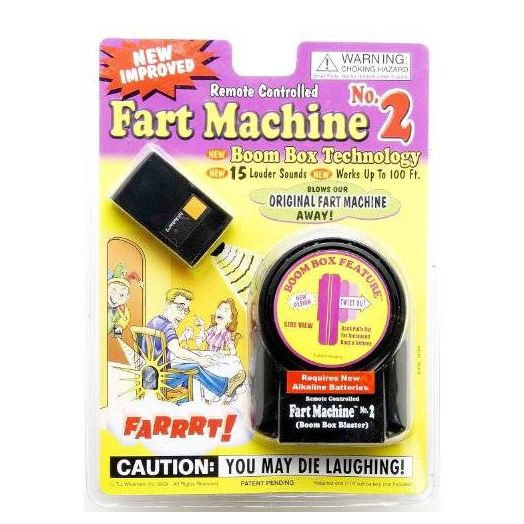 T.J. Wisemen, Inc. T.J. Wisemen Remote Control Fart Machine No. 2 Funny Gag
