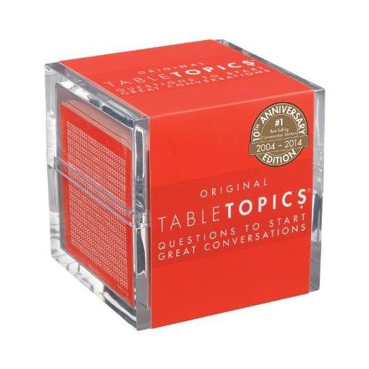 TABLETOPICS Original - 10th Anniversary Edition: Questions to Start Great Conversations