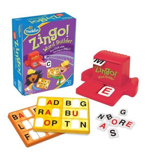 Think Fun Zingo Word Builder Board Game
