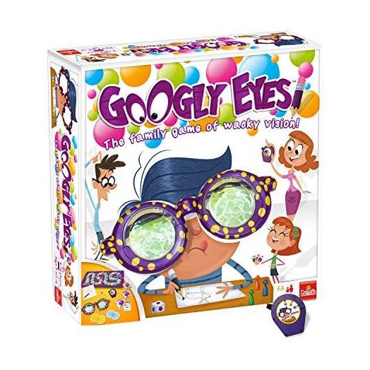Goliath Games Googly Eyes Game, Family Drawing Game with Crazy, Vision-Altering Glasses