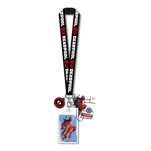 Marvel Deadpool Lanyard with PVC Dangle