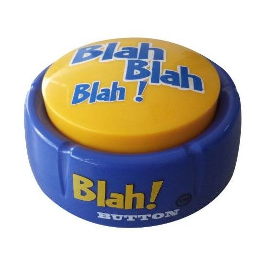 Blah! Button (Features 12 Funny Phrase!)