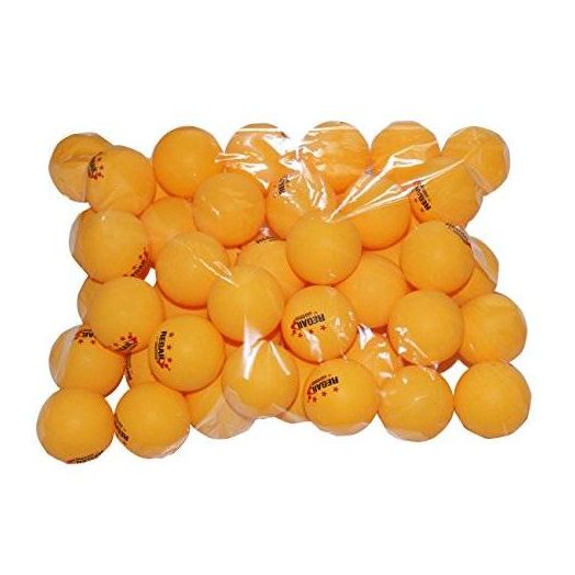 REGAIL 50 Orange 3-star 40mm Table Tennis Balls Advanced Training Ping Pong Balls