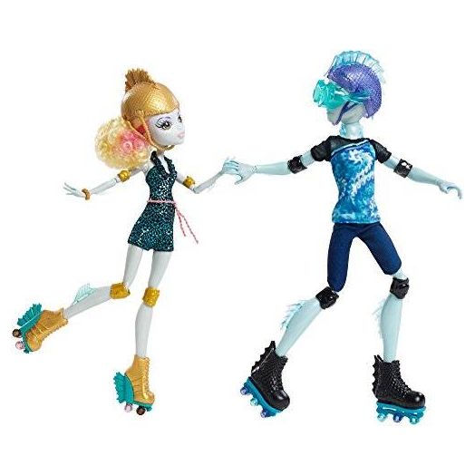 Monster High Lagoona Blue and Gil Weber Wheel Love, Doll 2-Pack