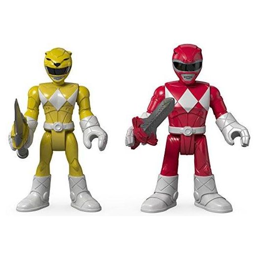 Fisher-Price Imaginext Power Rangers Red Ranger and Yellow Ranger Figures