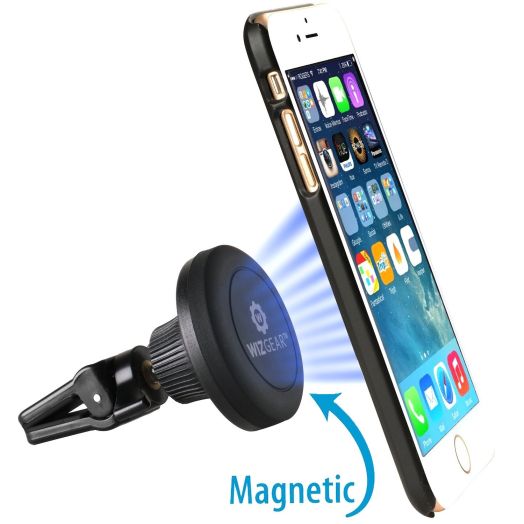 WizGear (TM) Magnetic Mount, WizGearTM Universal Twist-lock Air vent Magnetic Car Mount Holder, for Cell Phones