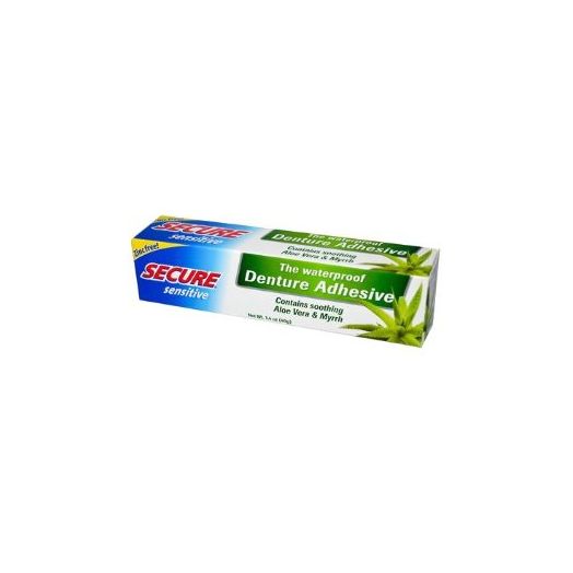 SECURE Denture Adhesive, Sensitive, 1.4 Ounce