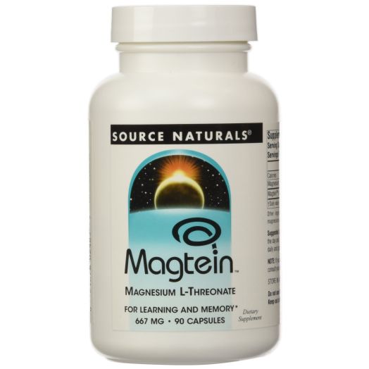 Source Naturals Magtein Supplement, 90 Count