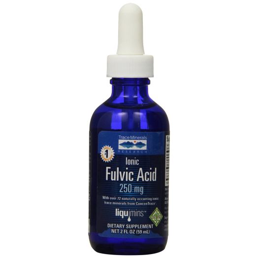 Trace Minerals Research IOFA01 - Liquid Ionic Fulvic Acid with Concentrace Supplement, 0.3 lb