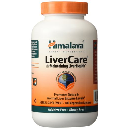 Himalaya Herbal Heathcare Himalaya LiverCare/Liv.52, 180 VCaps for Liver Detox 375mg (2 PACK)