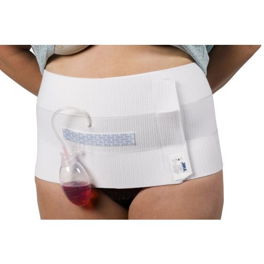 Dale Medical 410 Abdominal Binder, 3 Panel, 9" Wide, Stretches to Fit 30"-45"