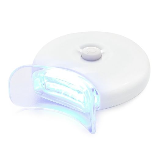 AuraGlow Teeth Whitening Accelerator Light, 5x More Powerful Blue LED Light, Whiten Teeth Faster