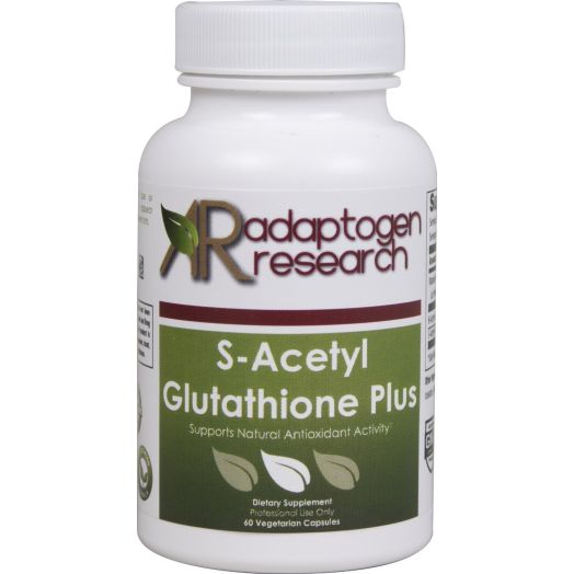 S-Acetyl Glutathione Plus 60 Vcaps, Acetylated form of Glutathione • by Adaptogen Research, Professional Grade Supplements