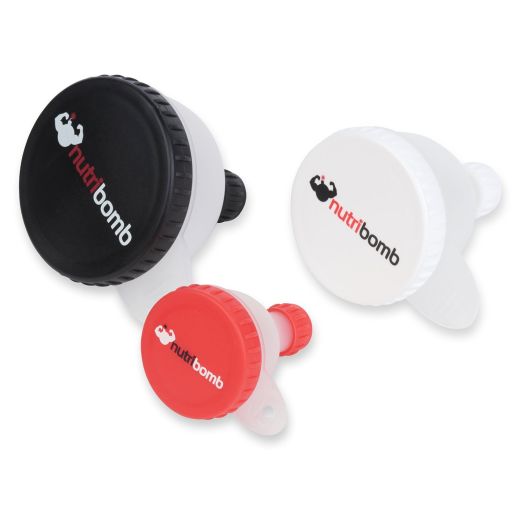 Nutribomb Fill N Go Funnel Variety Pack - Supplement Funnel - Pre-workout Funnel