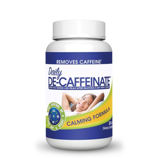 Daily De-Caffeinate Caffeine Cleanse Daily De-Caffeinate 30 day supply - FOR COFFEE DRINKERS: Detox caffeine and sleep deeper - Stress 